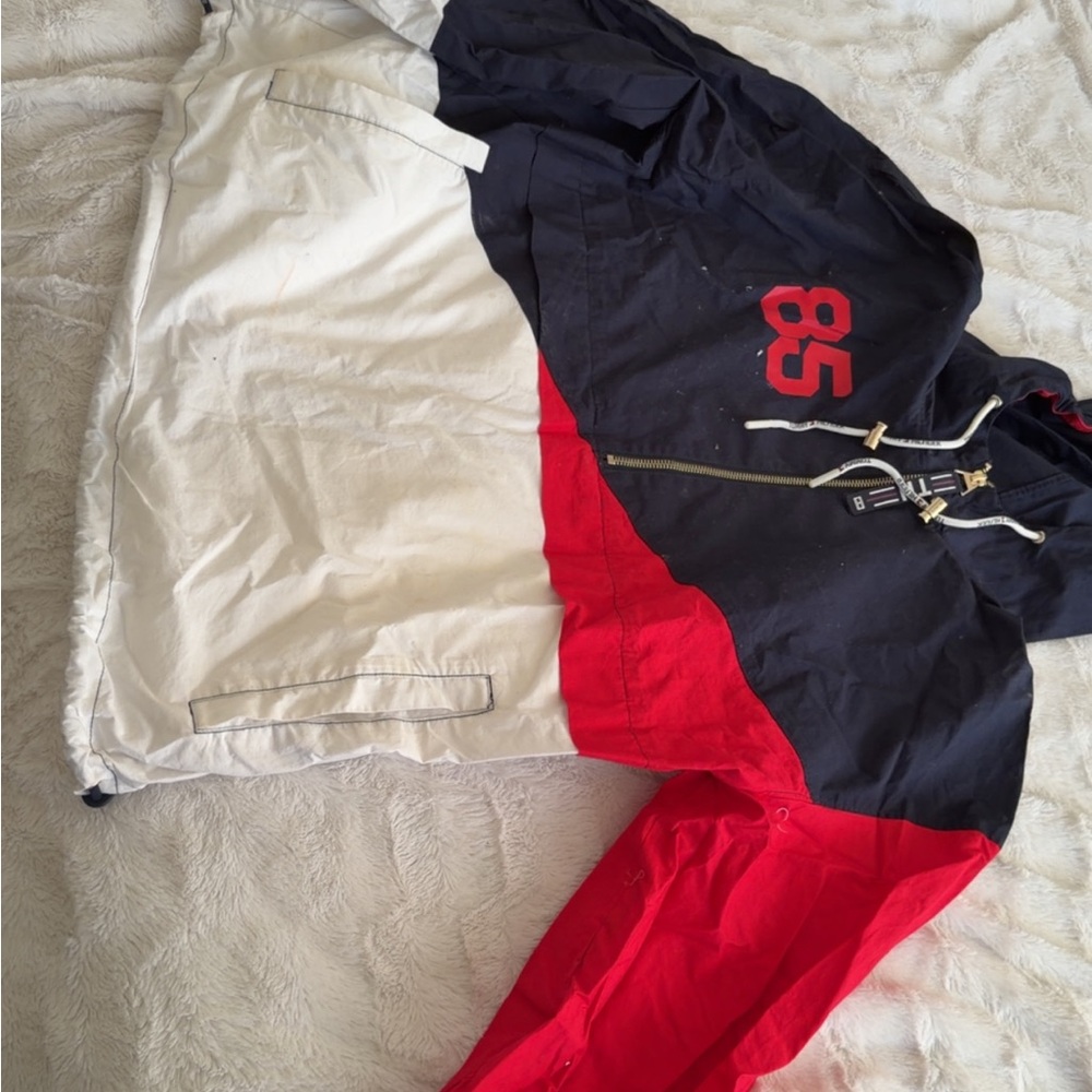 Tommy Hilfiger Red and Black Jacket